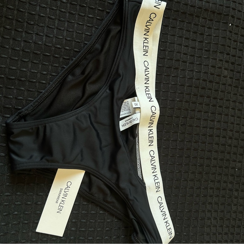 New Calvin Klein Charcoal Bikini Bottom